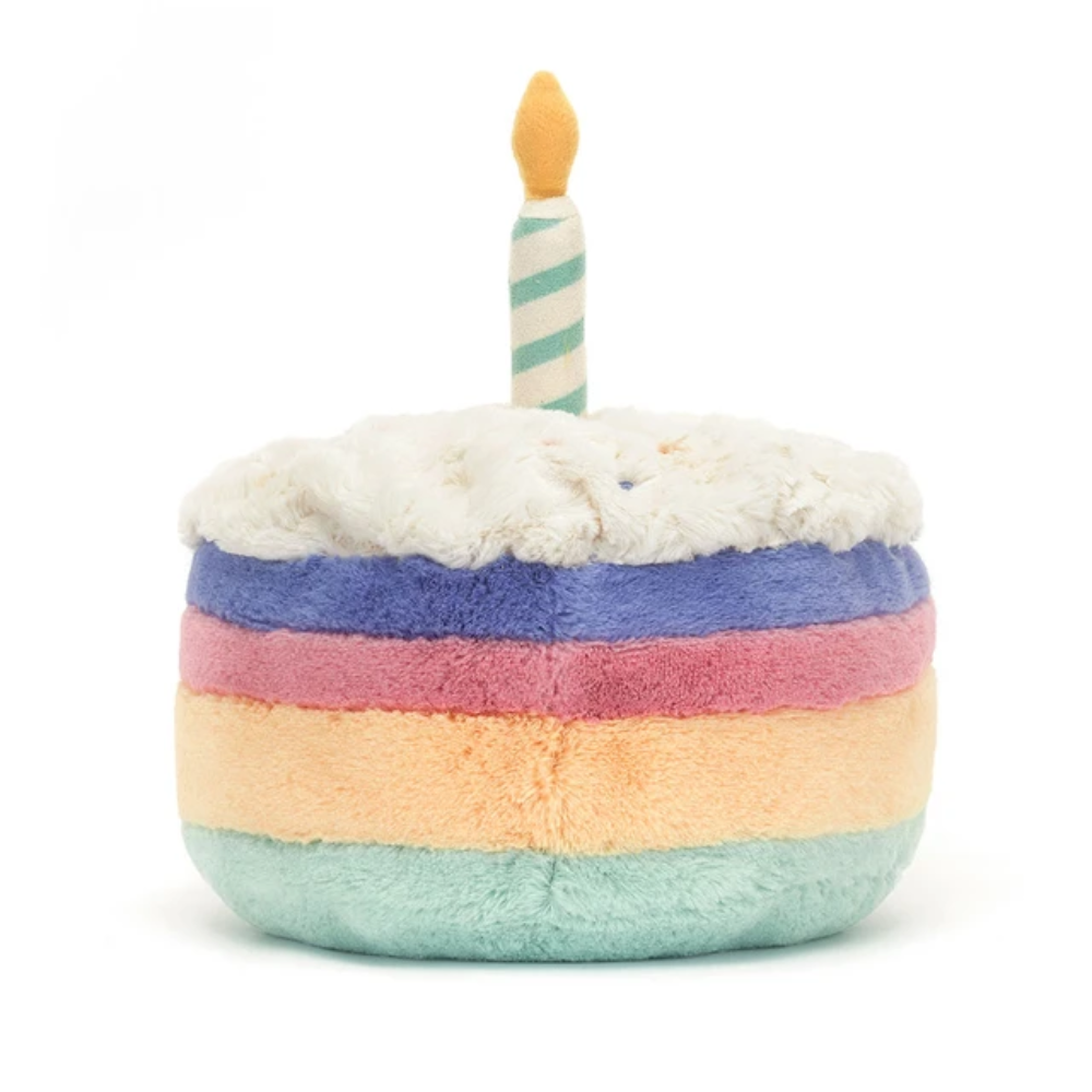 Amuseables Rainbow Birthday Cake plush in cream – view 3