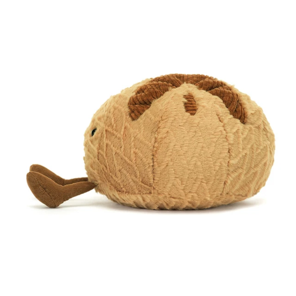 Amuseables Sourdough bread plush toy in brown – view 3