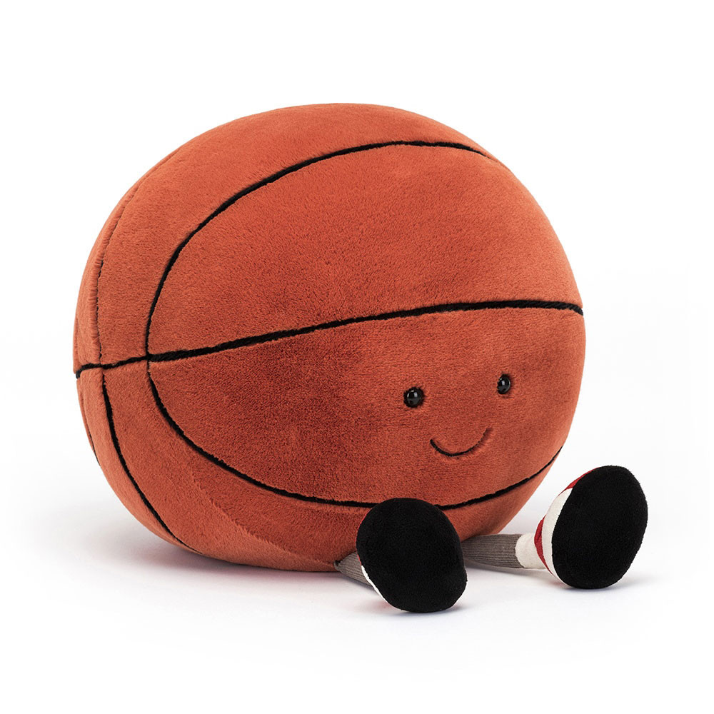 Amuseables Sports Basketball plush toy in orange
