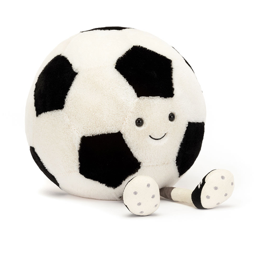 Amuseables Sports Football plush toy in white