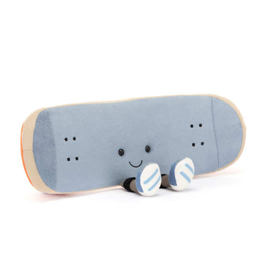 Amuseables Sports Skateboarding plush toy in grey