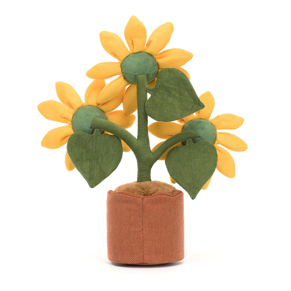 Amuseables Sunflower plush toy in yellow – view 3