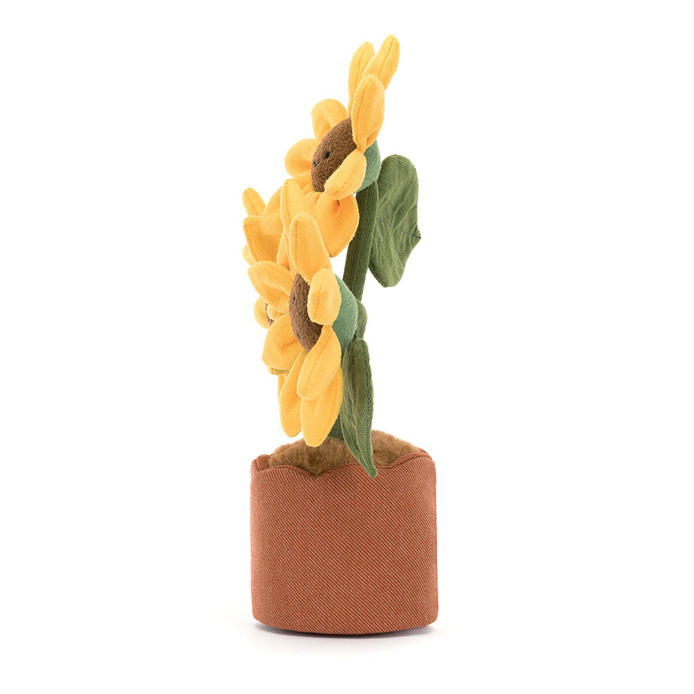 Amuseables Sunflower plush toy in yellow – view 4