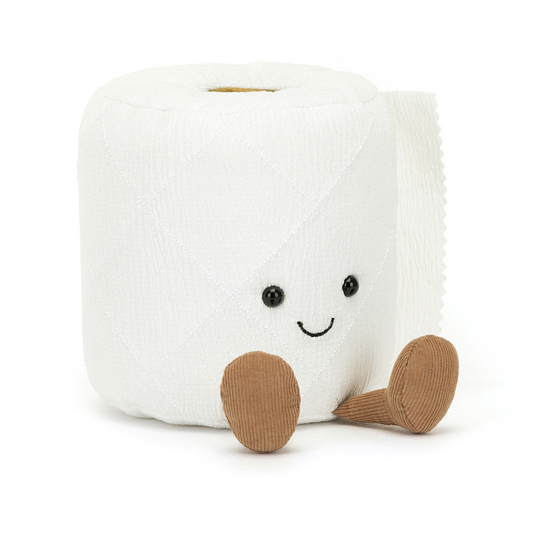 Amuseables Toilet Roll plush in white