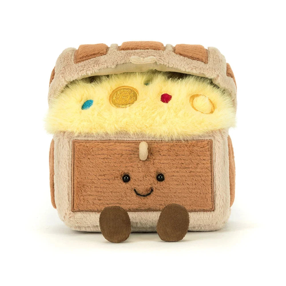 Amuseables Treasure Chest brown plush toy – view 4