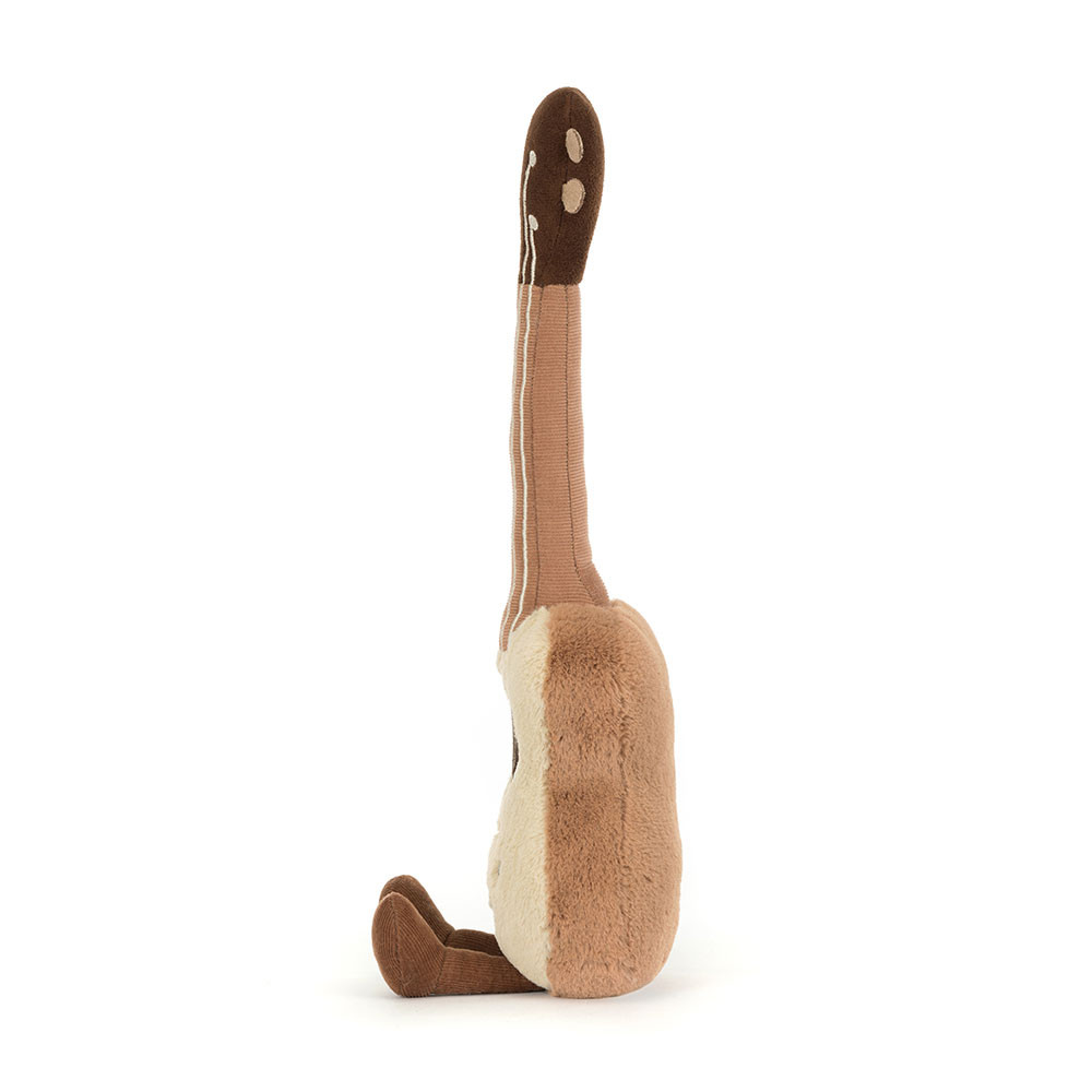 Amuseables Ukulele plush toy in brown – view 2