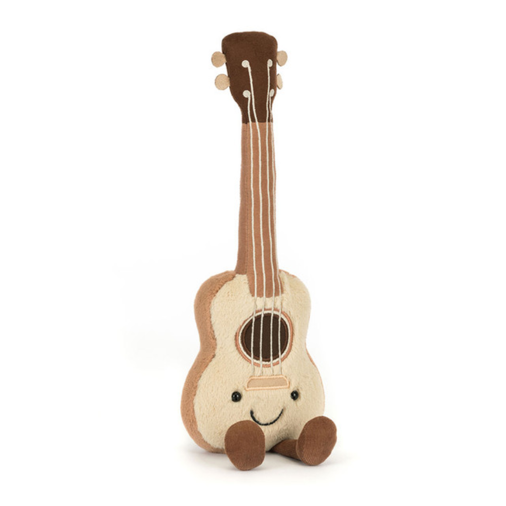 Amuseables Ukulele plush toy in brown – view 4