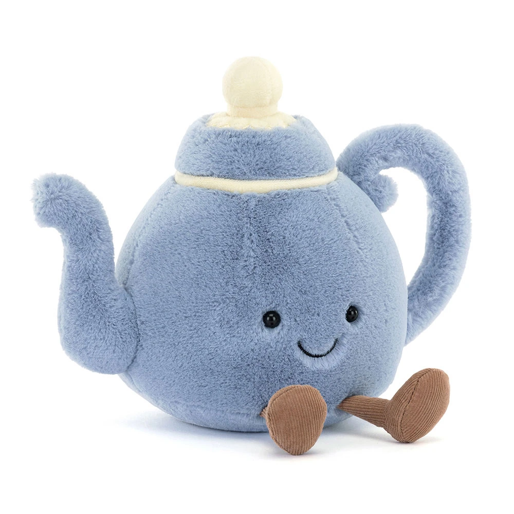 Amuseables Vicky Teapot plush in blue – view 2