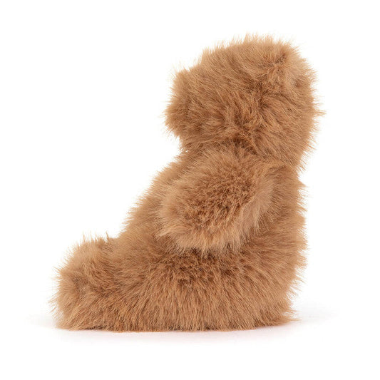 Bear Bouffant plush toy in brown – view 2