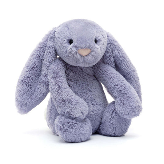 Bashful Viola Bunny plush toy in purple