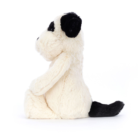 Bashful Black & Cream Puppy plush toy – view 2