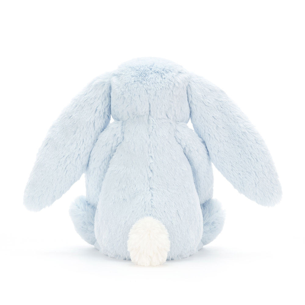 Bashful Blue Bunny plush toy in blue – view 2