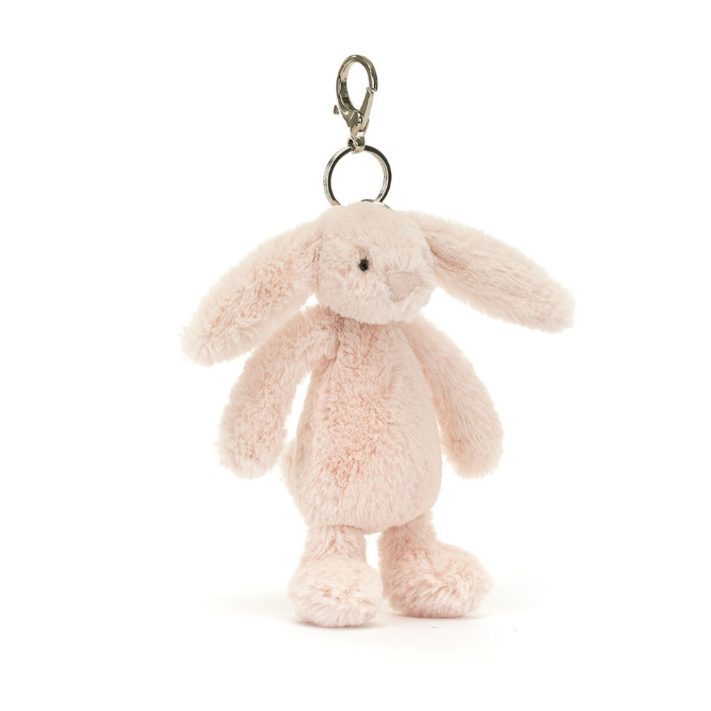Bashful Blush Bunny bag charm in pink – view 2