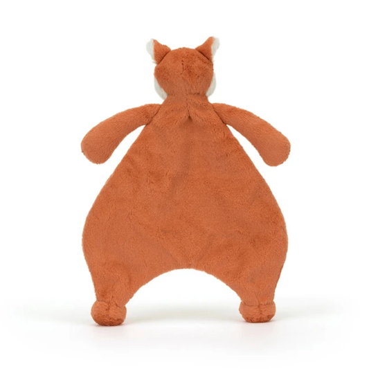 Bashful Fox Cub Comforter in rust orange – view 2