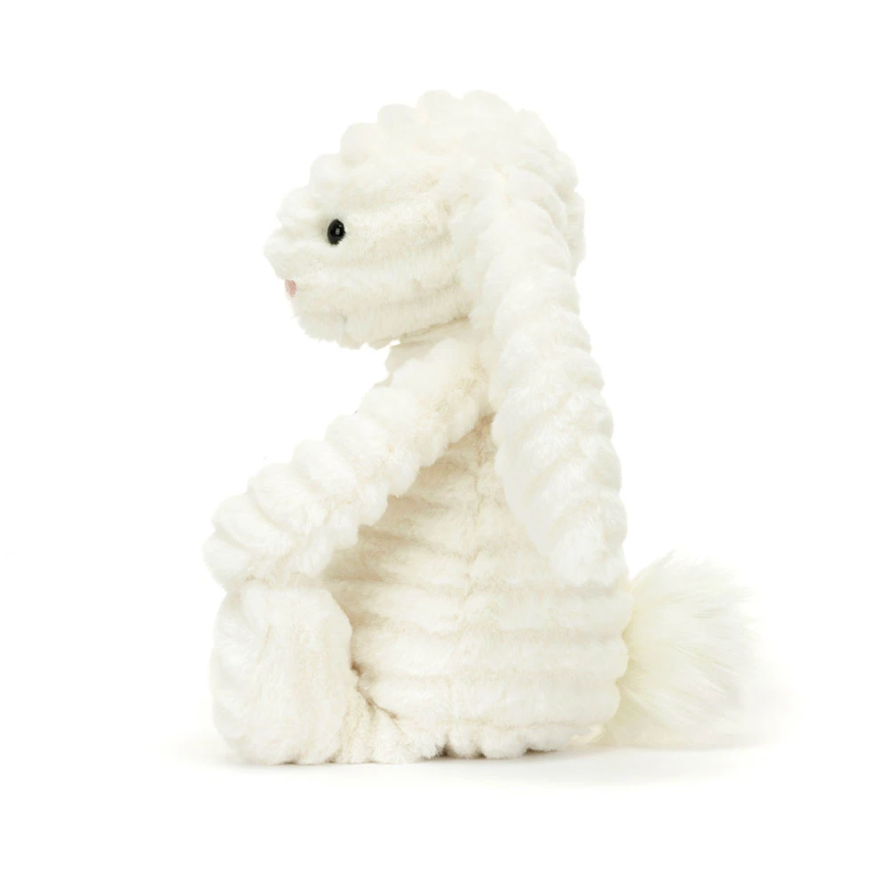 Bashful Luxe Bunny Nimbus plush toy in white – view 2