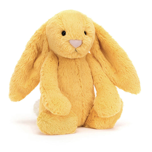 Bashful Sunshine Bunny plush toy in yellow