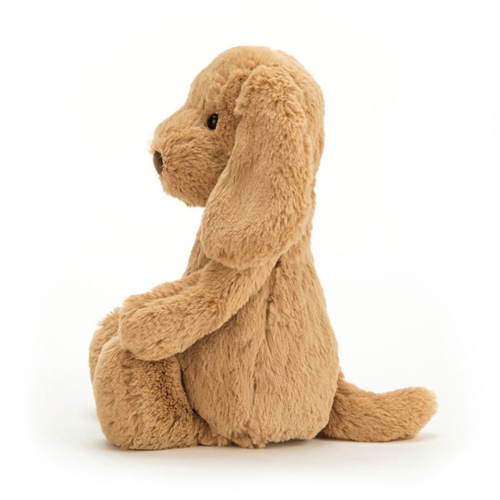 Bashful Toffee Puppy plush toy in brown – view 2