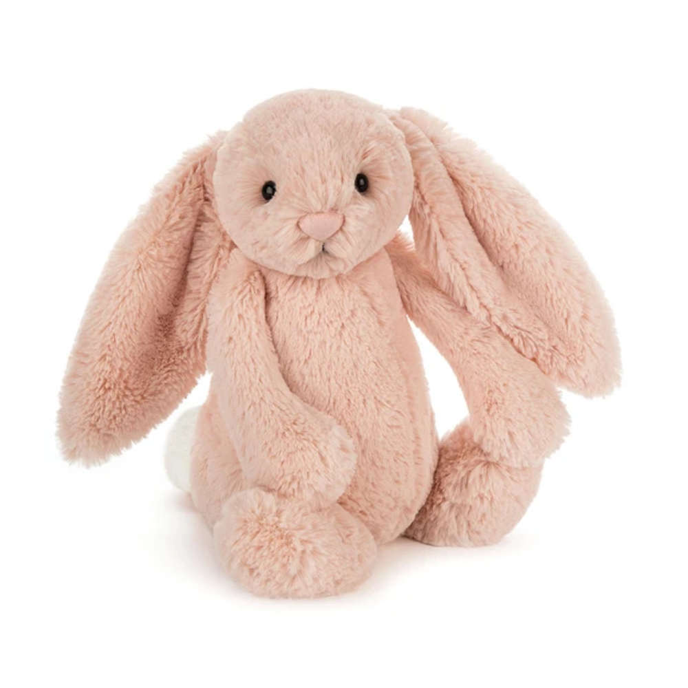Bashful Tulip Bunny plush toy with tulip detailing – view 3