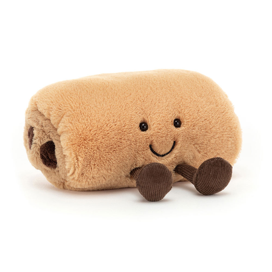 Amuseables Pain Au Chocolat plush in beige