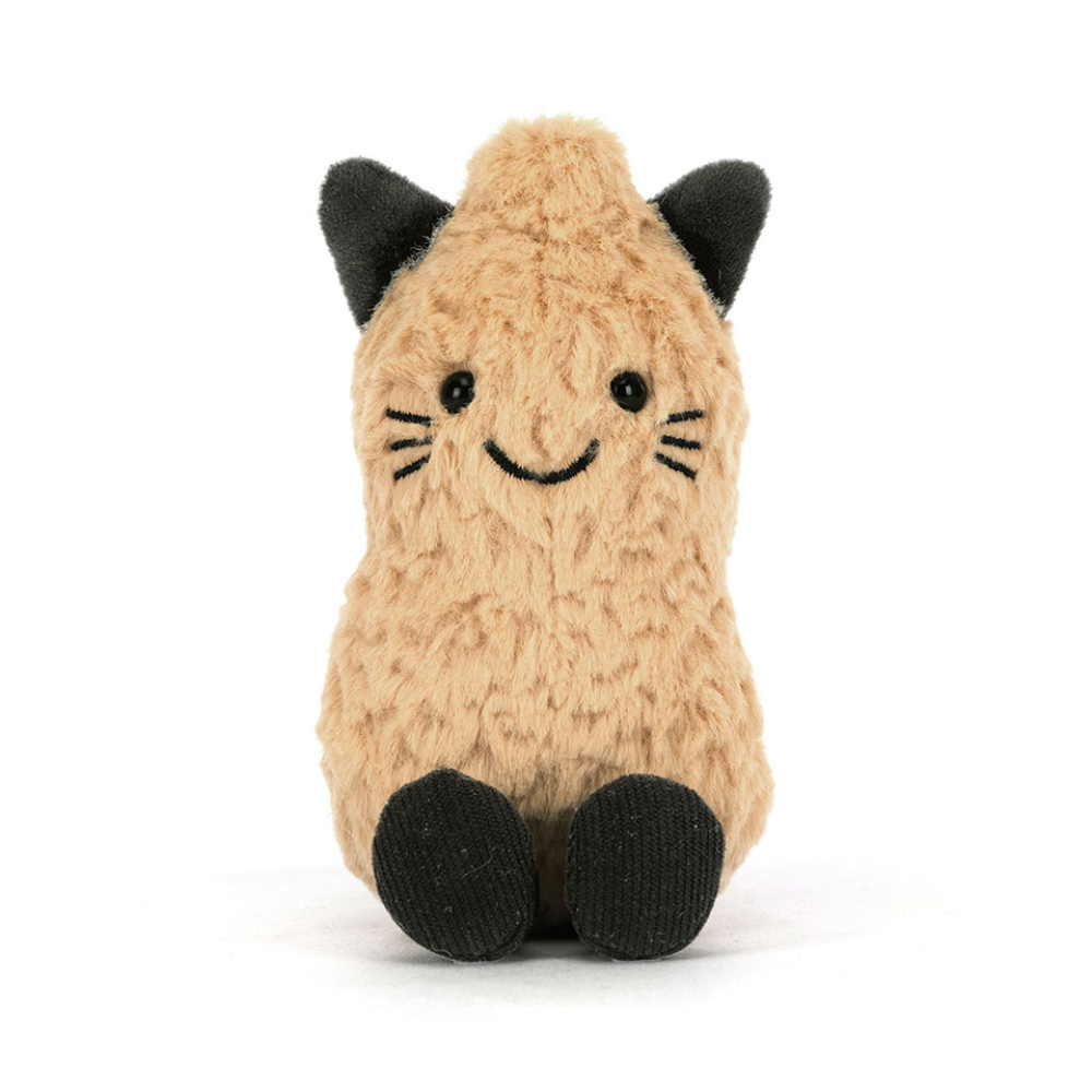 Amuseables Peanut Cat Outfit plush in beige