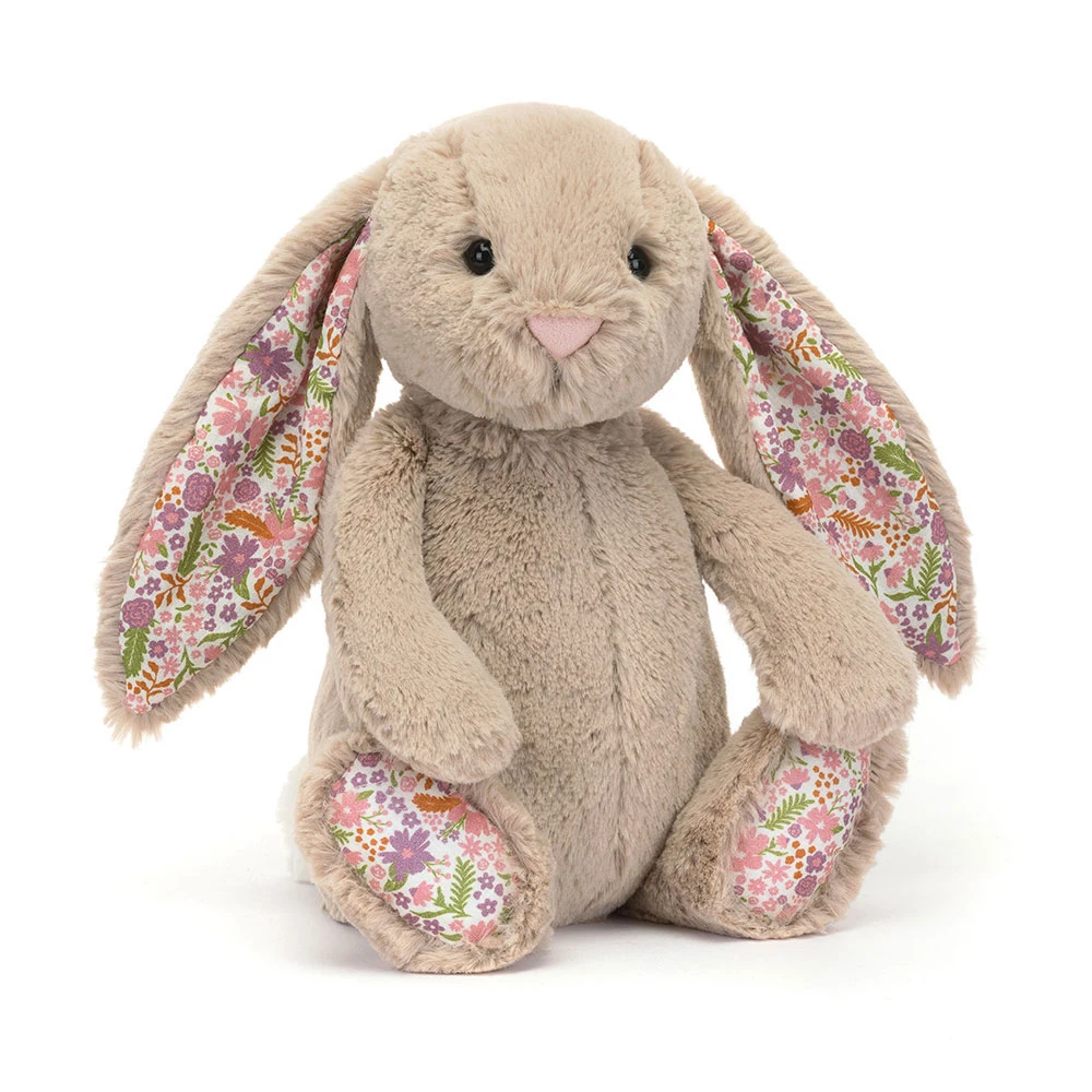 Blossom Beige Bunny Petal plush toy in khaki – view 4