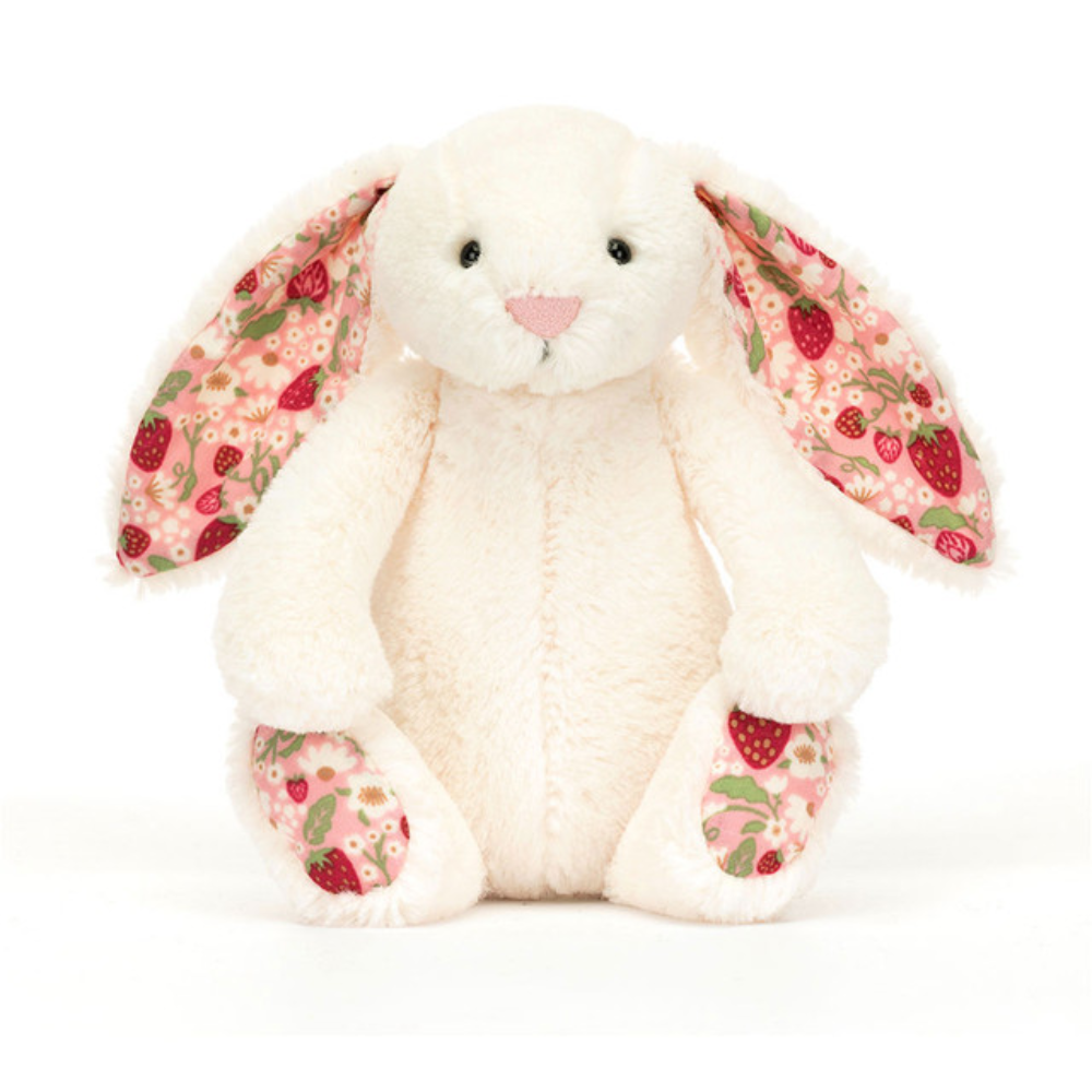 Blossom Cream Bunny Berry plush toy in cream