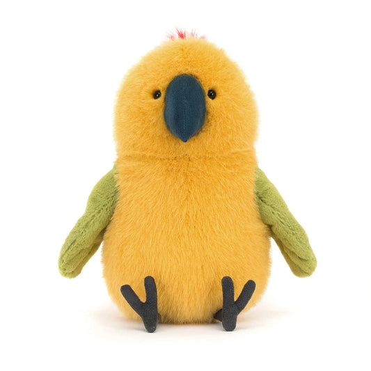Budgeby Parrot plush toy in yellow