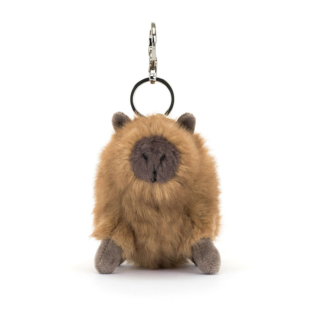 Clyde Capybara bag charm in brown – view 3