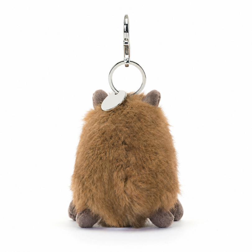 Clyde Capybara bag charm in brown – view 4