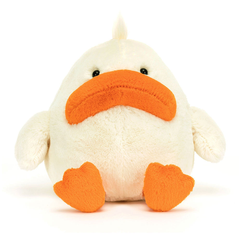 Delia Duck plush toy in white