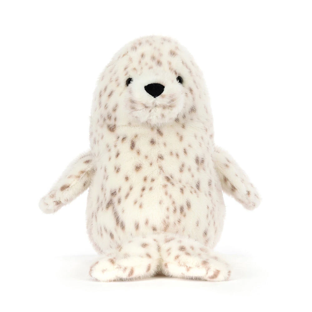 Galumphous Seal plush toy in cream