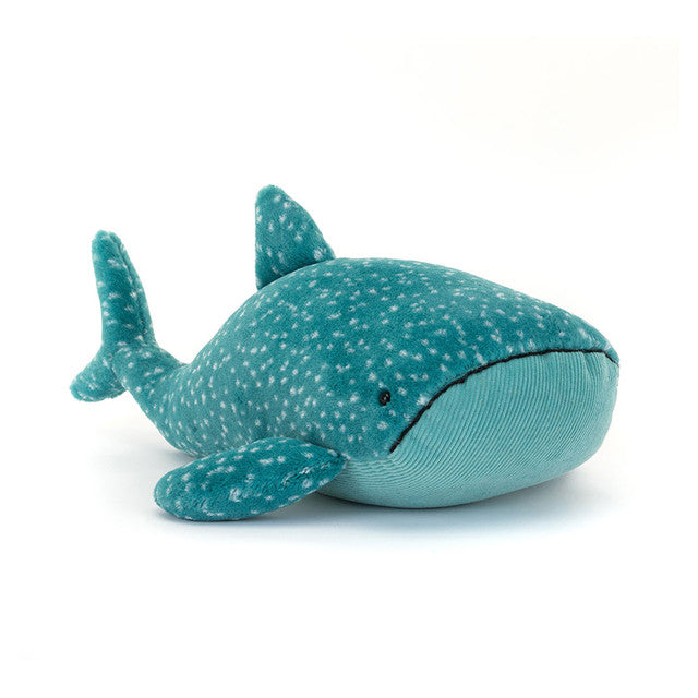 Gobfrey Whale Shark plush toy in blue