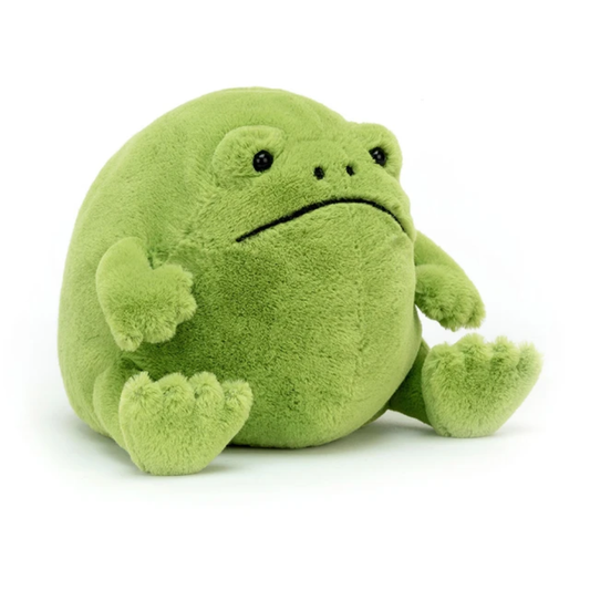 Green Frog plush toy in green