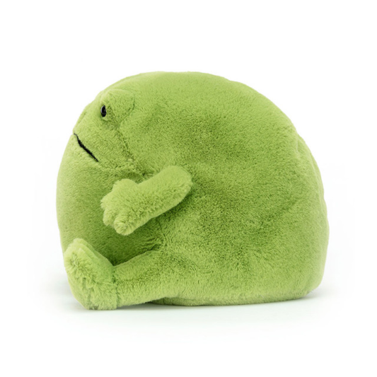 Green Frog plush toy in green – view 2