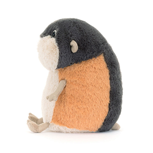Lambeth Lemming plush toy in grey and orange – view 2