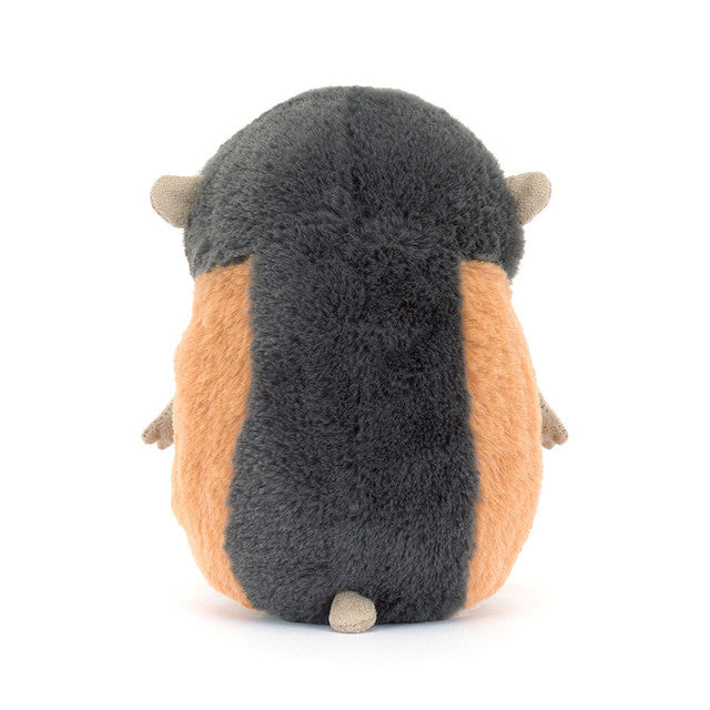 Lambeth Lemming plush toy in grey and orange – view 3