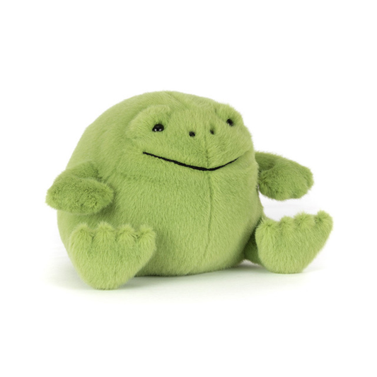 Light Green Frog plush toy in light green – view 2