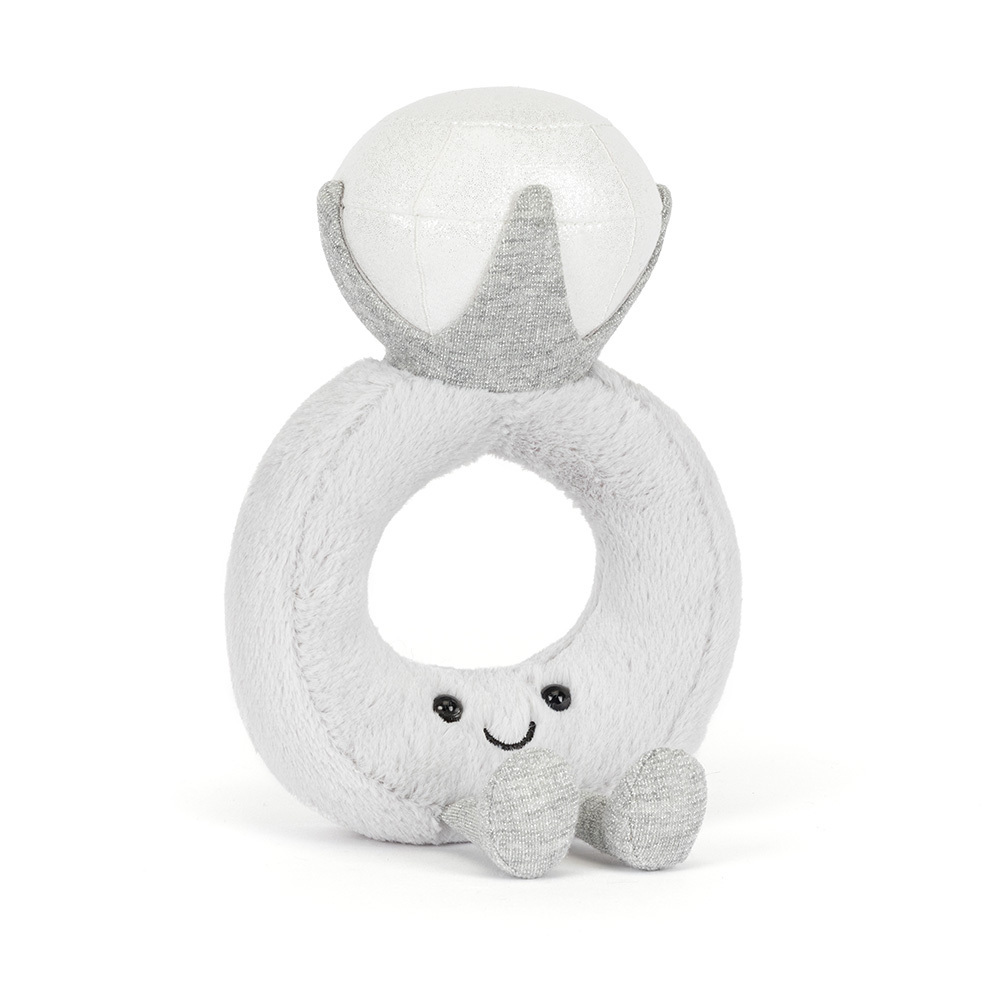 Amuseables Diamond Ring plush in light grey