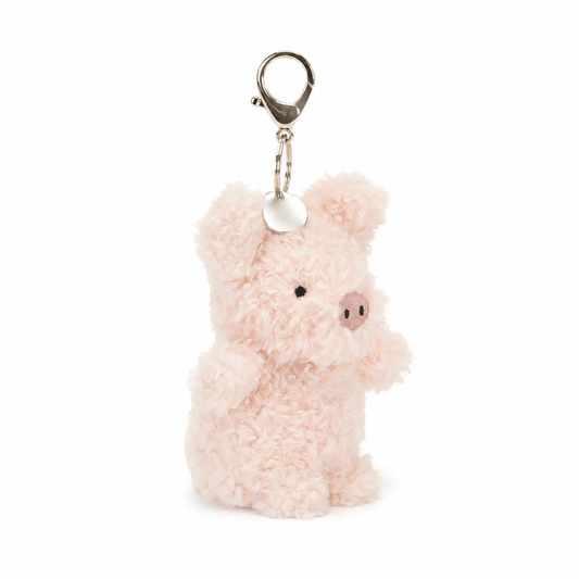 Little Pig bag charm in pink