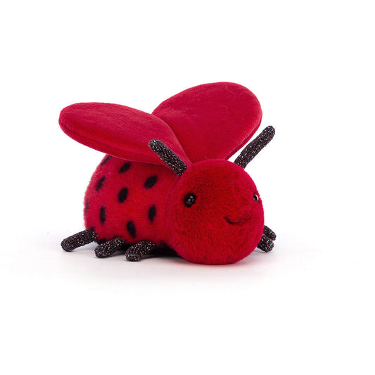 Loulou Love Bug red spotted bug plush toy