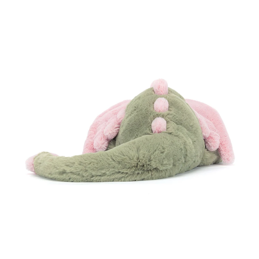 Malachy Dragon plush toy in green – view 2