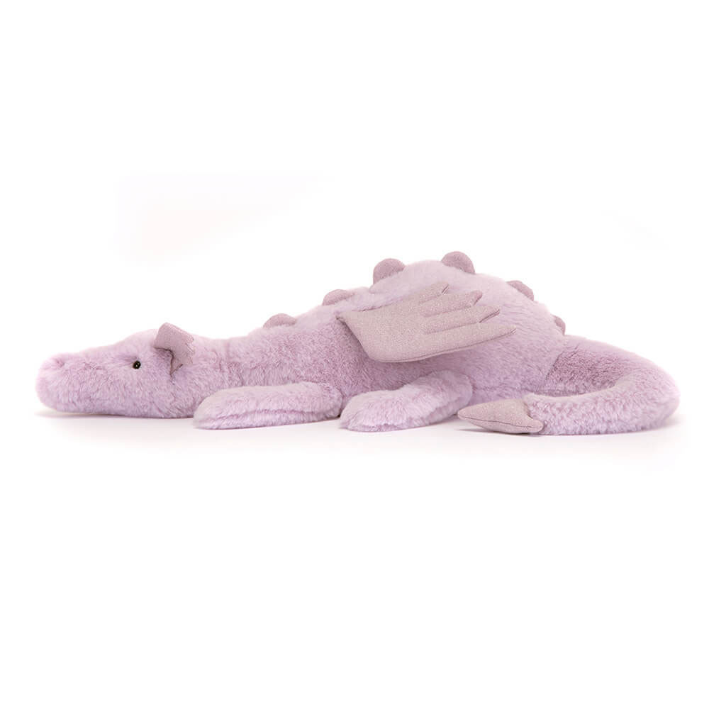 Lavender Dragon plush in purple – view 2