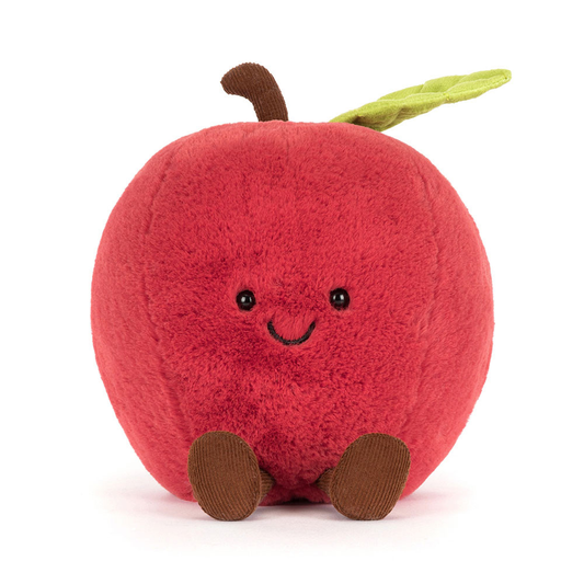 Amuseables Apple plush in red