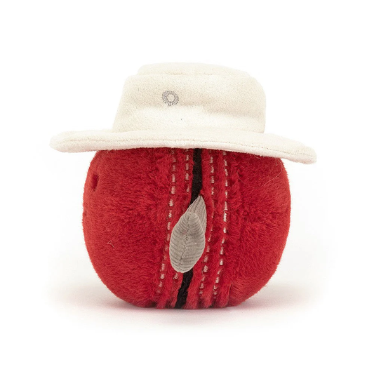Amuseable Sports Cricket Ball red plush toy – view 2