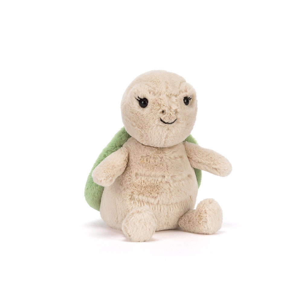 Thimble Turtle plush toy in beige