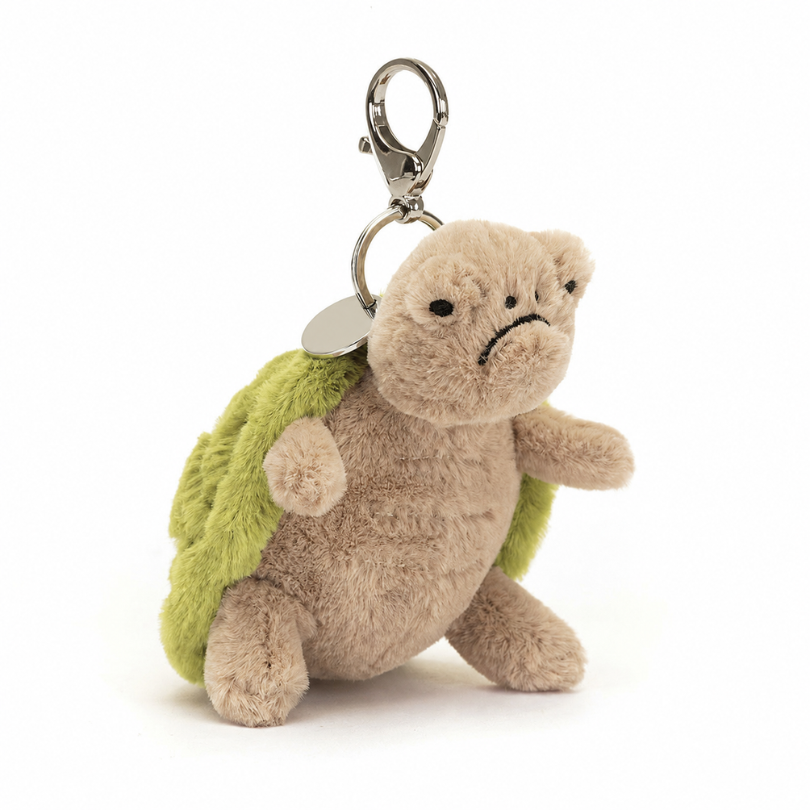 Timmy Turtle bag charm in green