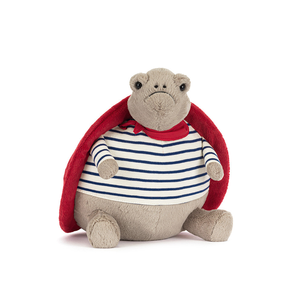 Timmy Turtle plush toy in a red romantic outfit