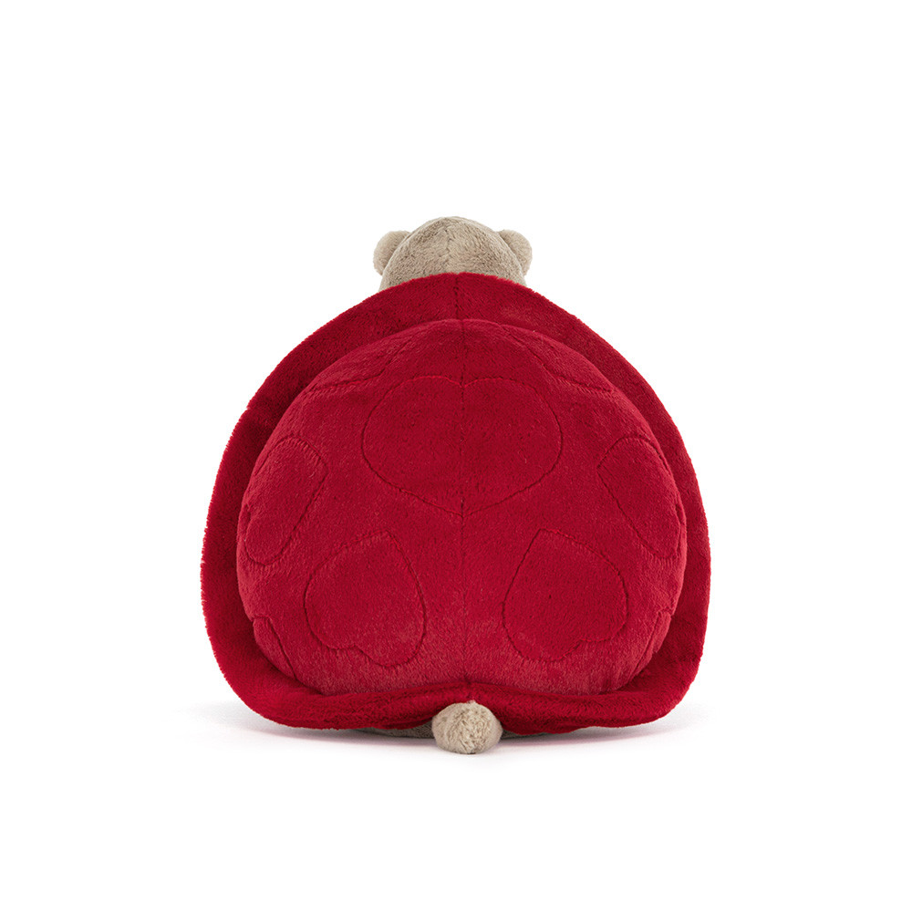 Timmy Turtle plush toy in a red romantic outfit – view 4