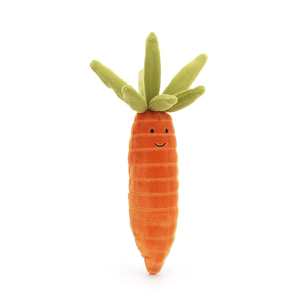 Vivacious Vegetable Carrot plush toy in orange – view 2