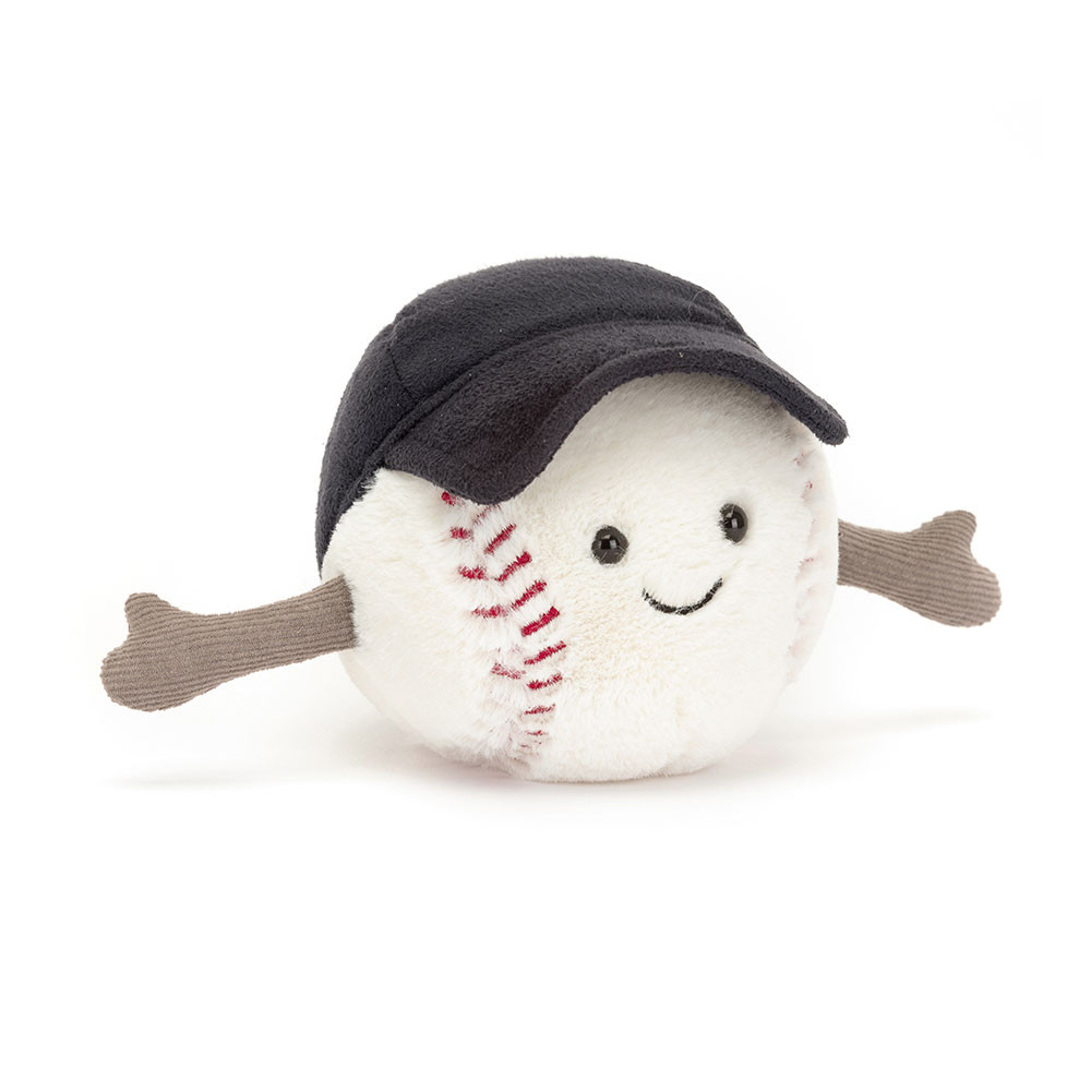 Amuseables Sports Baseball plush in white
